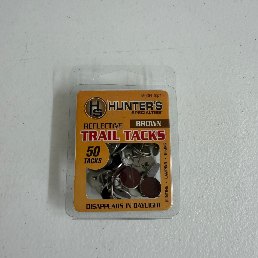 Hunter's Specialties brown reflective trail tacks hunting camping hiking outdoor